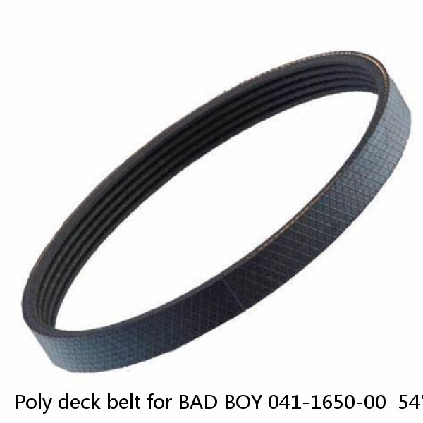 Poly deck belt for BAD BOY 041-1650-00  54" & 60" decks Outlaw ZT2700 CZT PUP