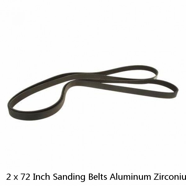 2 x 72 Inch Sanding Belts Aluminum Zirconium AZ  Prem 100% Poly  120 Grit  3 Pcs