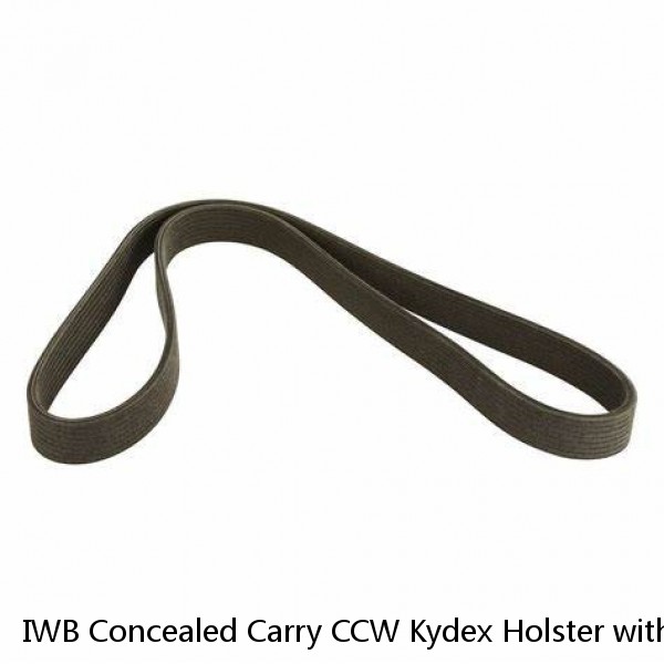 IWB Concealed Carry CCW Kydex Holster with ModWing Claw - Right Hand - Black